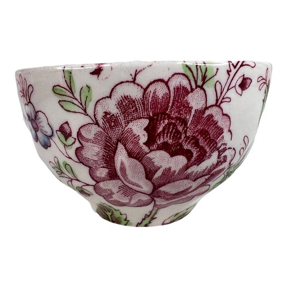 Johnson Brothers Rose Chintz Mini Creamer & Open Sugar Bowl Made England Stamp - Picture 8 of 12